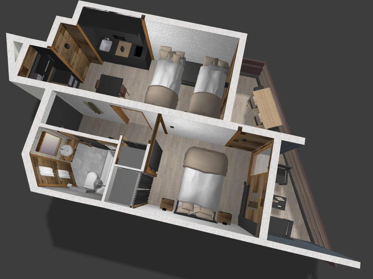 Les Cerfs - Appartement & Studio - Anzere Luaran gambar