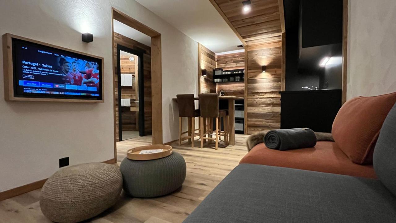 Les Cerfs - Appartement & Studio - Anzere Luaran gambar