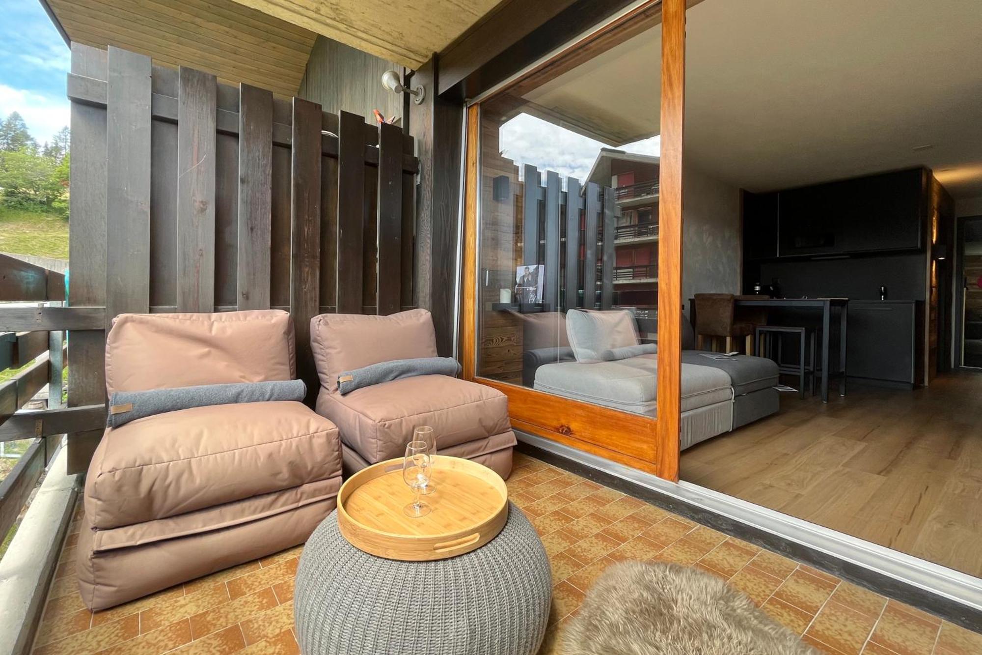 Les Cerfs - Appartement & Studio - Anzere Luaran gambar